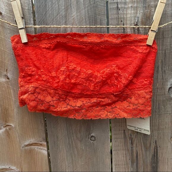 Free people Intimately FP Lace Bandeau Bralette xs - Picture 2 of 5